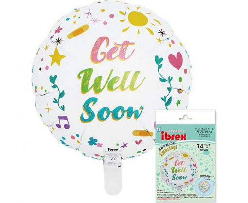 Picture of GET WELL SOON FOIL BALLOON 14 INCH
